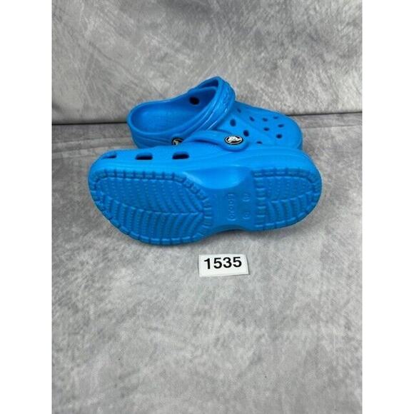 NEW Girl's Boy's Kids Crocs Baya Clog k (205483-456) Blue Size C12 - Picture 4 of 5